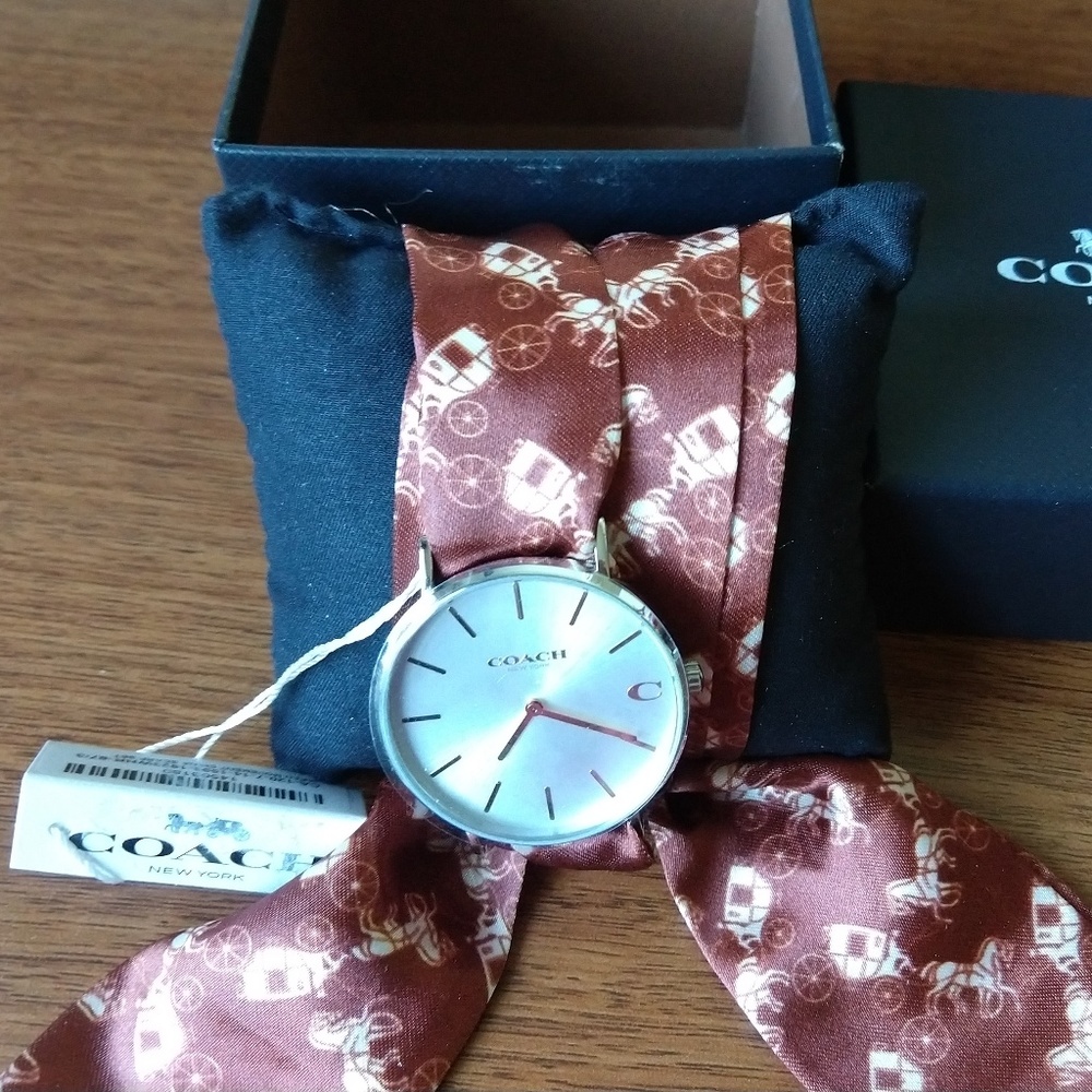 NEW Coach Women's Scarf Wrap Watch